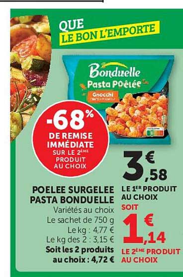 -68% DE REMISE IMMÉDIATE SUR LE 2ÈME PRODUIT AU CHOIX