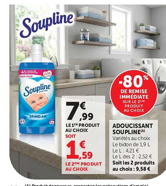 -80% DE REMISE IMMÉDIATE SUR LE 2ÈME PRODUIT AU CHOIX