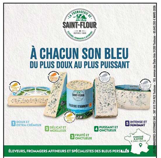 À CHACUN SON BLEU DU PLUS DOUX AU PLUS PUISSANT