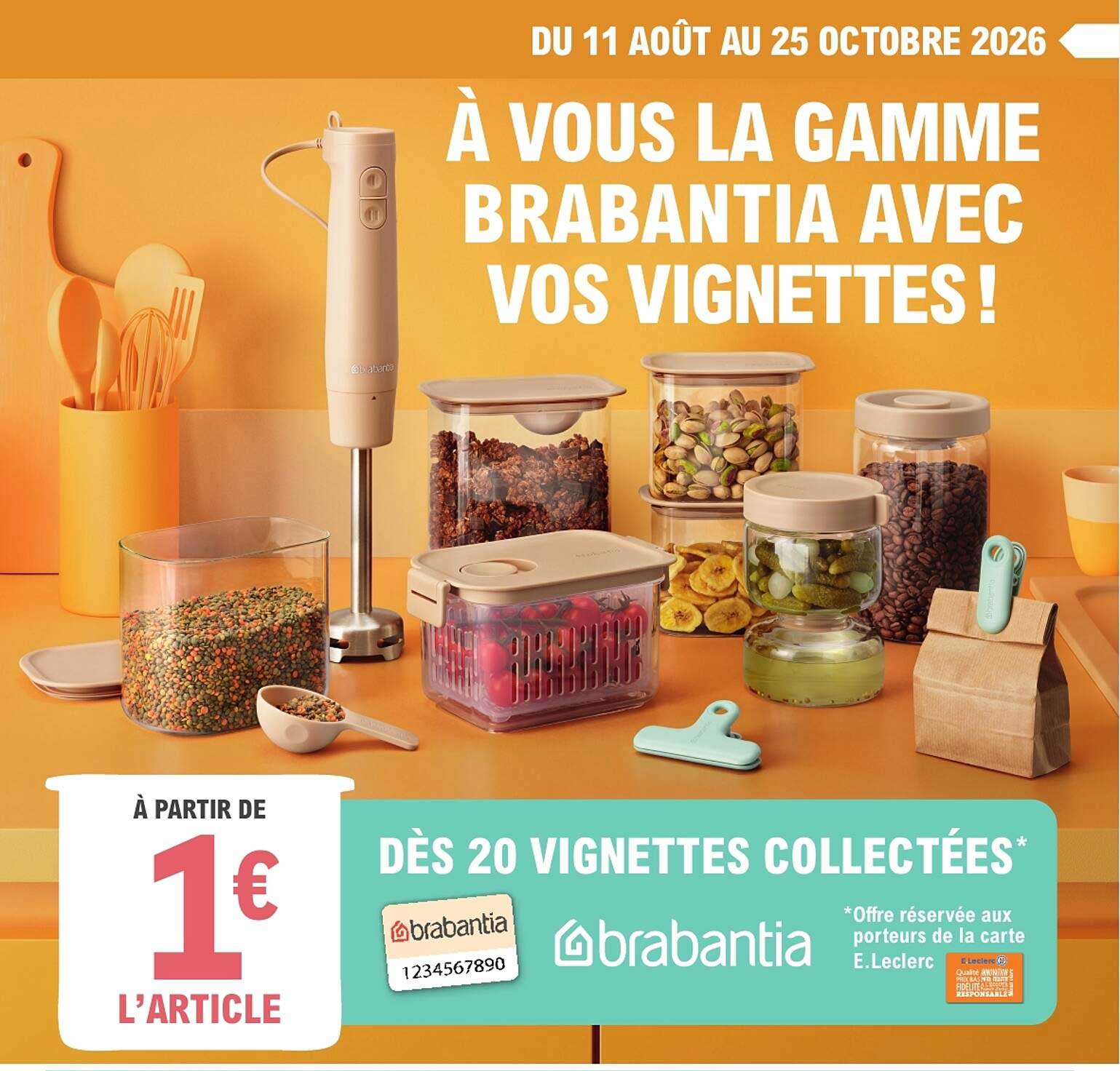 À VOUS LA GAMME BRABANTIA AVEC VOS VIGNETTES !