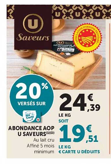 ABONDANCE AOP U SAVEURS