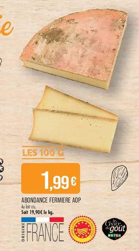 ABONDANCE FERMIERE AOP