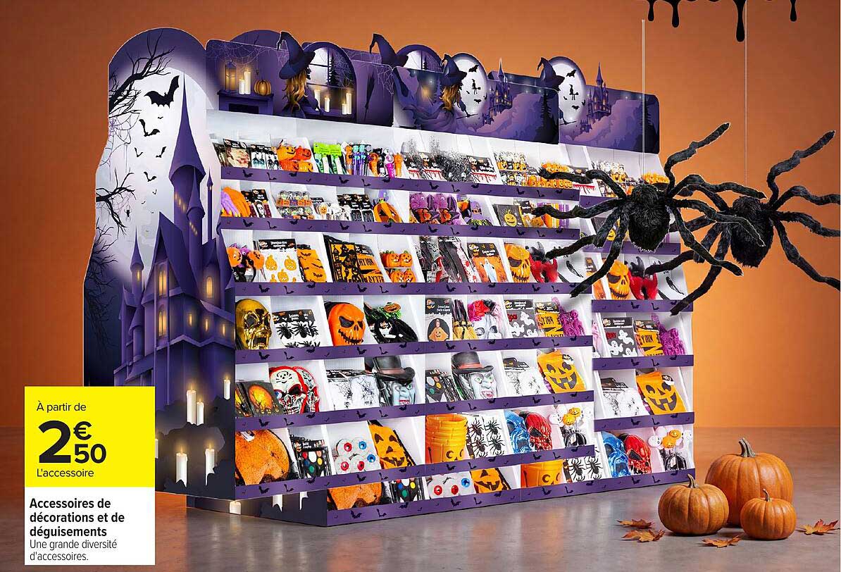Accessoires de décorations et de déguisements
