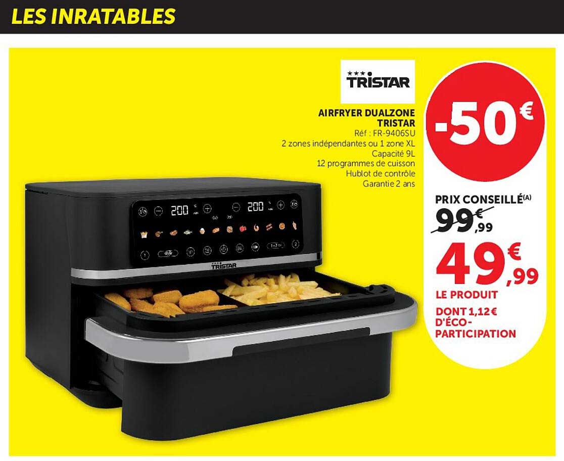 AIRFRYER DUALZONE TRISTAR