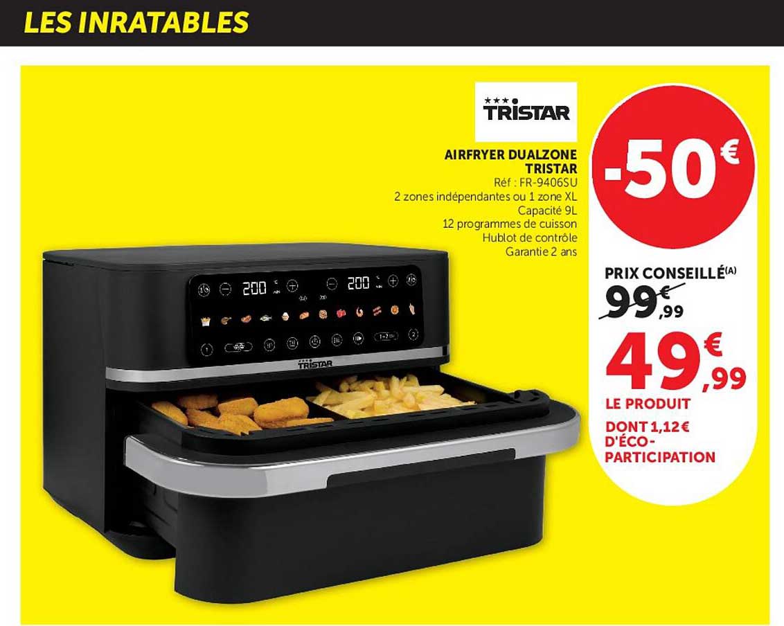 AIRFRYER DUALZONE TRISTAR
