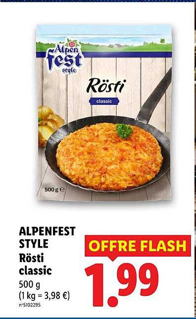 ALPENFEST STYLE Rôsti classic 500 g