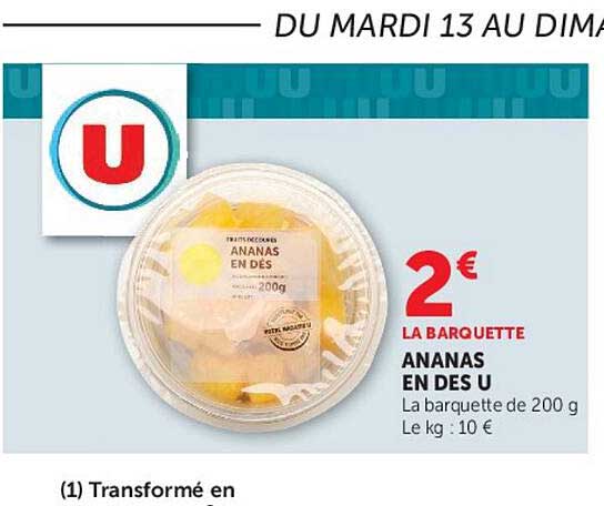 ANANAS EN DES U