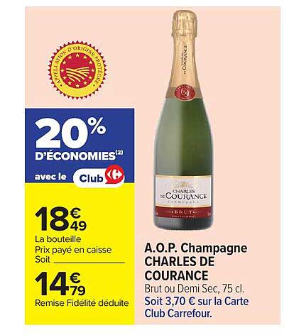 A.O.P. Champagne CHARLES DE COURANCE