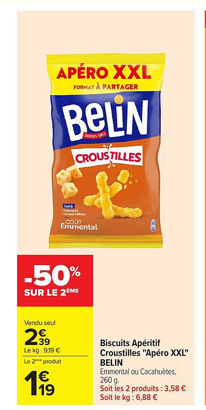 APÉRO XXL FORMAT À PARTAGER BELIN CROUSTILLES