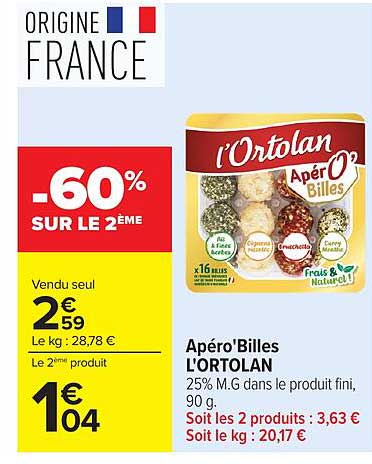 Apéro'Billes L'ORTOLAN