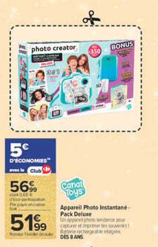 Appareil Photo Instantané - Pack Deluxe