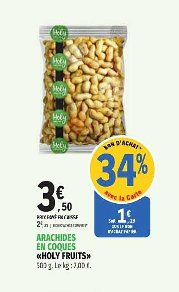 ARACHIDES EN COQUES «HOLY FRUITS»