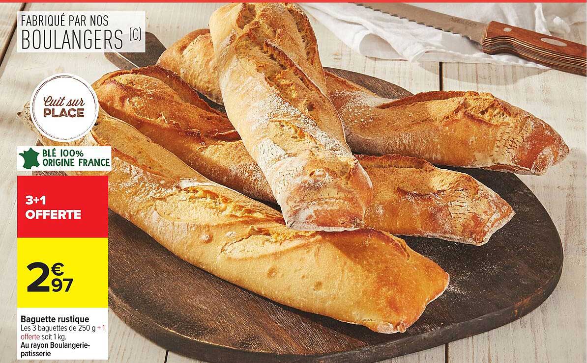 Baguette rustique