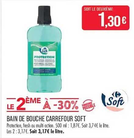 Bain de bouche Carrefour Soft