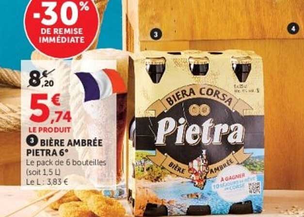 BIERE AMBRÉE PIETRA 6°