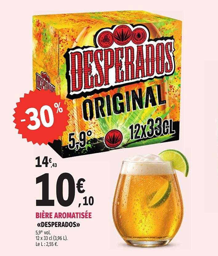 BIÈRE AROMATISÉE «DESPERADOS»