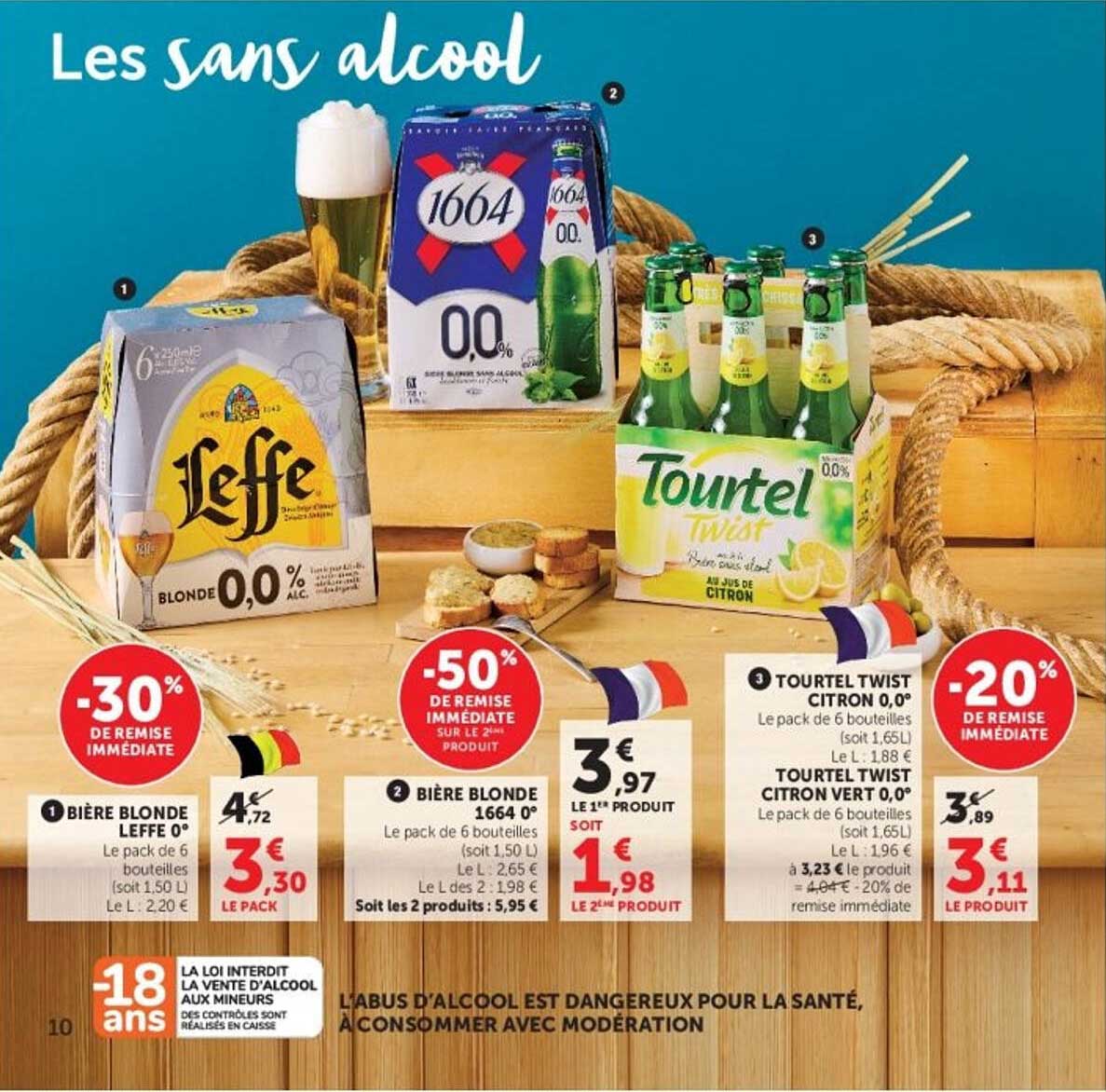 BIÈRE BLONDE LEFFE 0°