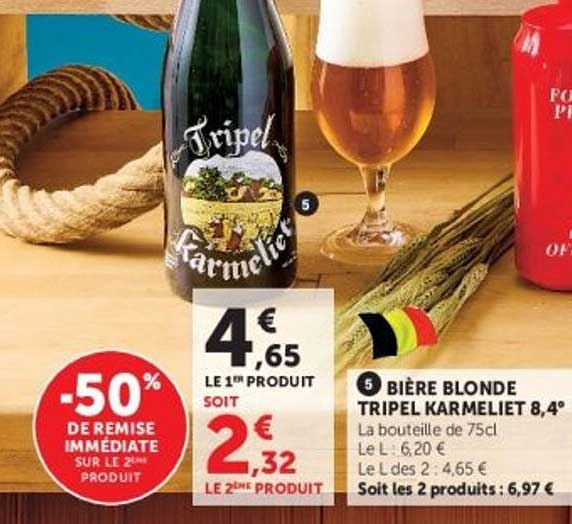 BIÈRE BLONDE TRIPEL KARMELIET 8,4°
