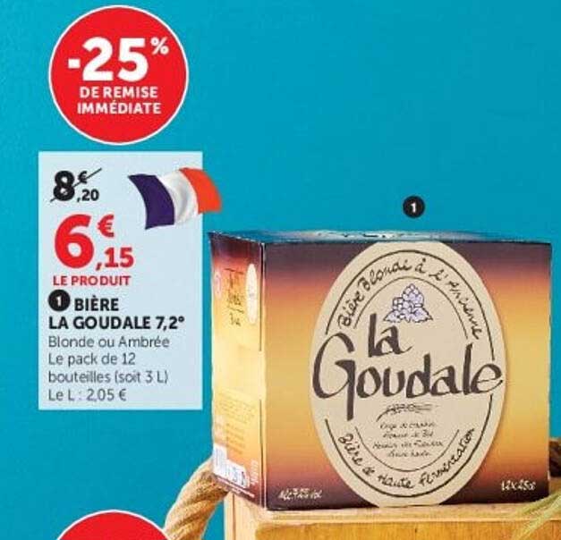 BIÈRE LA GOUDALE 7,2°