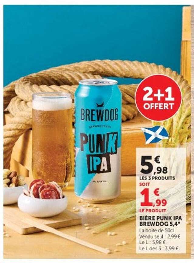 BIÈRE PUNK IPA BREWDOG 5,4°
