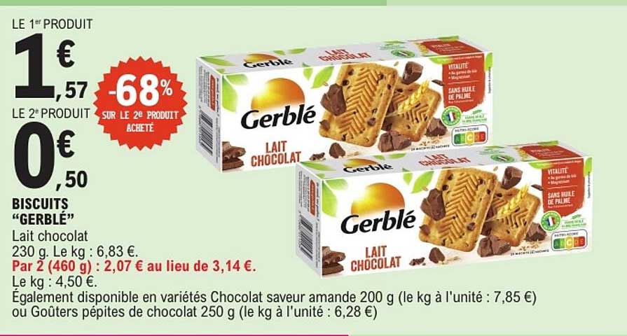 BISCUITS "GERBLÉ"