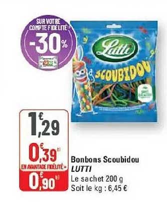 Bonbons Scoubidou LUTTI