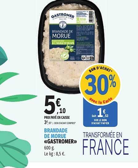 BRANDADE DE MORUE «GASTROMER»
