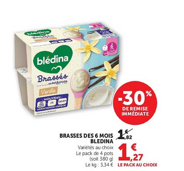 BRASSES DES 6 MOIS BLEDINA