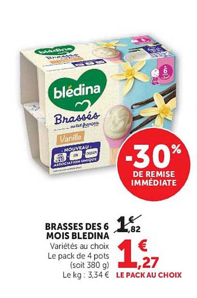 BRASSES DES 6 MOIS BLEDINA