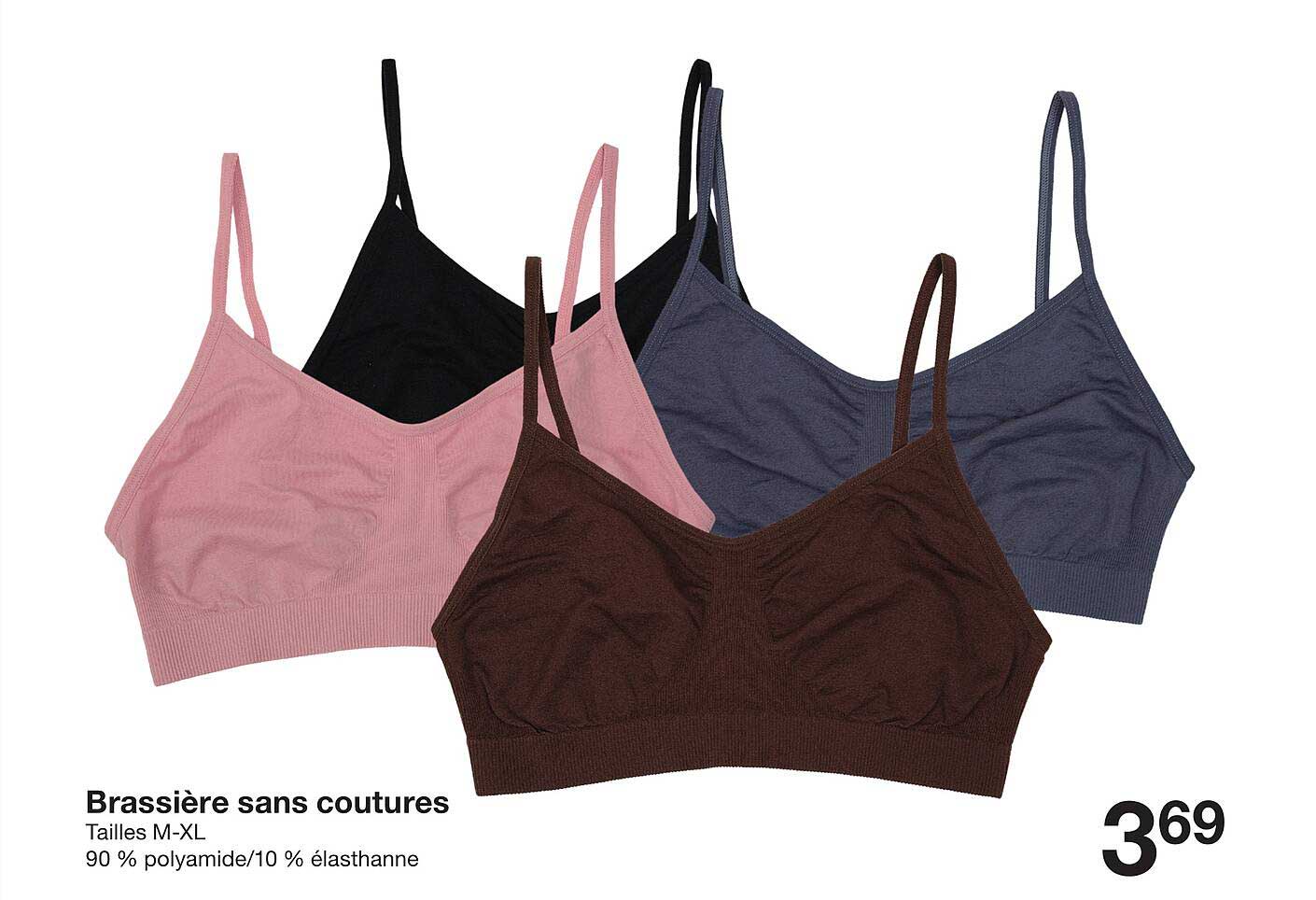 Brassière sans coutures