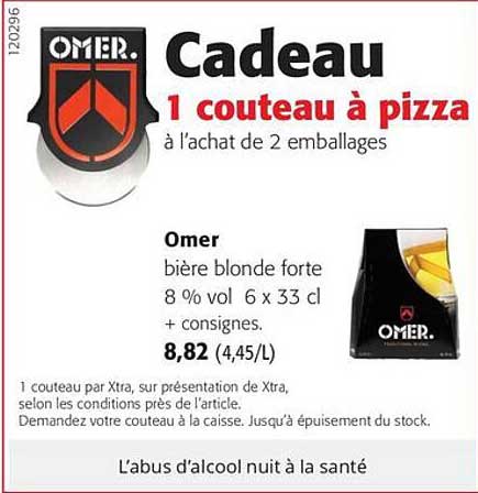 Cadeau 1 couteau à pizza