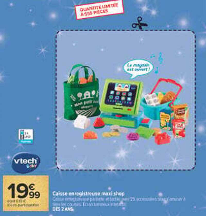 Caisse enregistreuse maxi shop