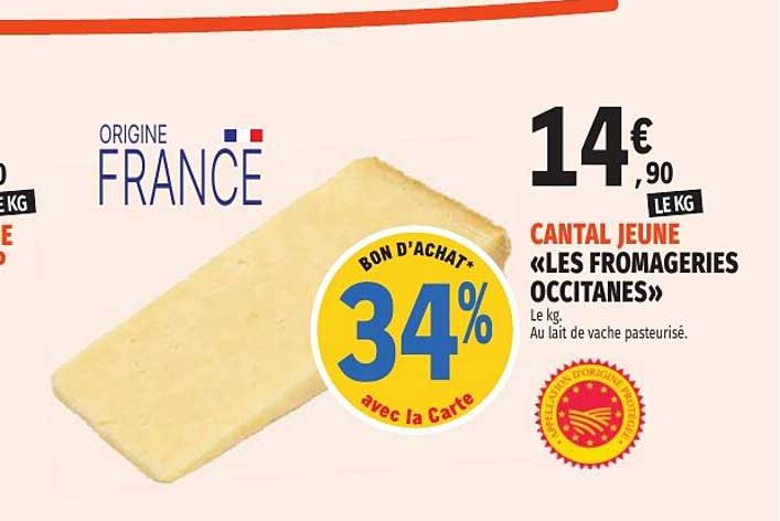 CANTAL JEUNE «LES FROMAGERIES OCCITANES»
