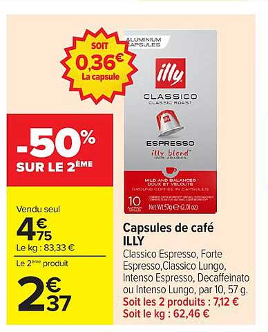 Capsules de café ILLY