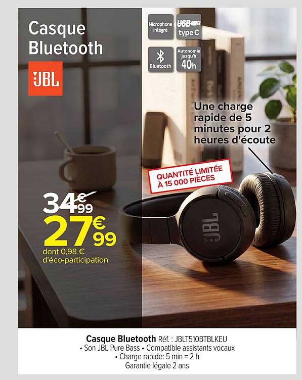 Casque Bluetooth