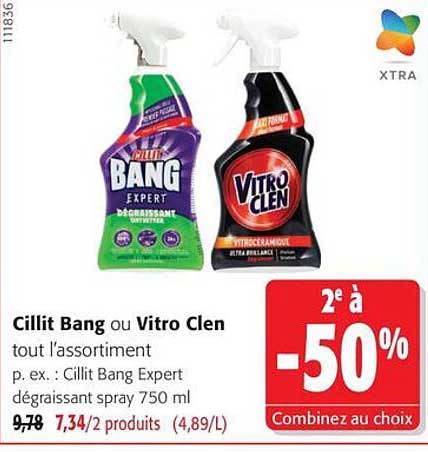 Cillit Bang ou Vitro Clen tout l’assortiment