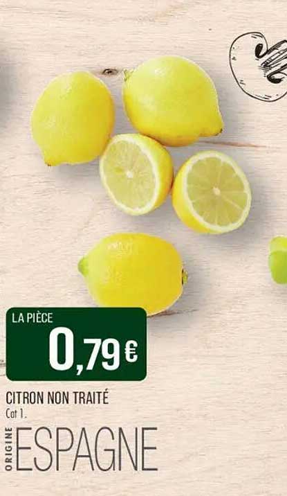 CITRON NON TRAITÉ