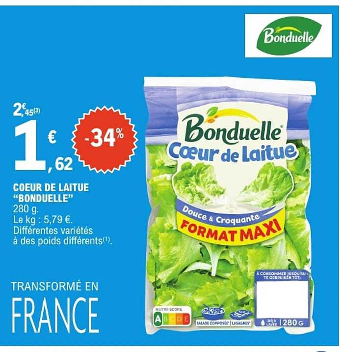 COEUR DE LAITUE “BONDUELLE”