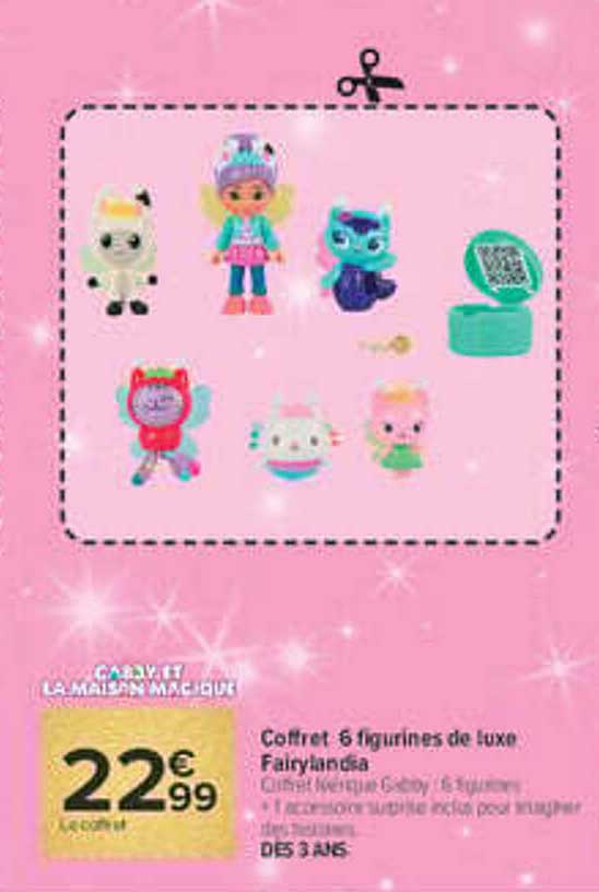 Coffret 6 figurines de luxe Fairytopia