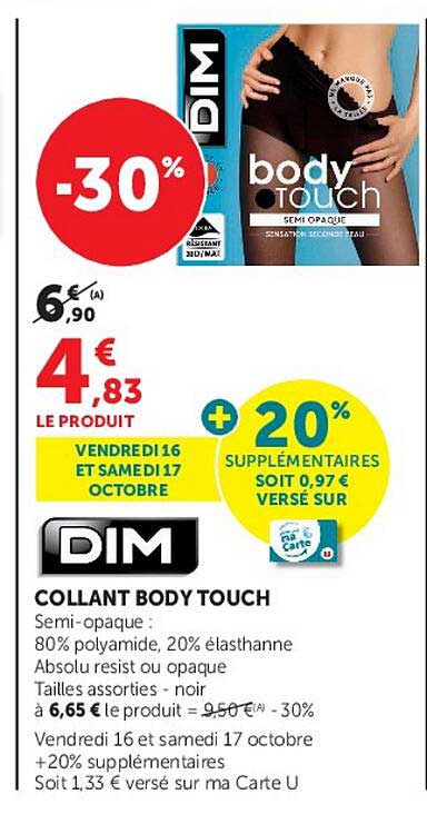 COLLANT BODY TOUCH