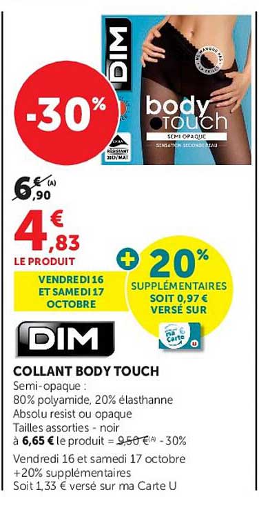 COLLANT BODY TOUCH