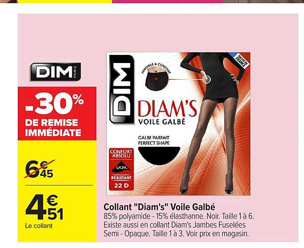 Collant "Diam's" Voile Galbé