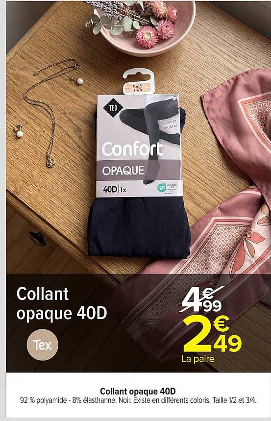 Collant opaque 40D