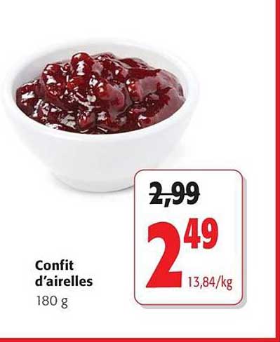 Confit d'airelles 180 g