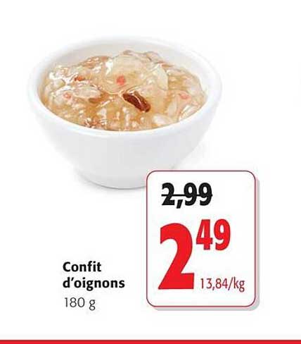 Confit d’oignons 180 g