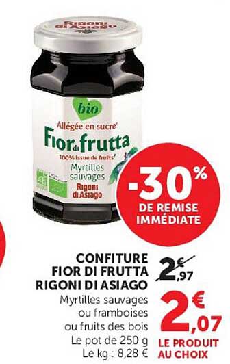 CONFITURE FIOR DI FRUTTA RIGONI DI ASIAGO