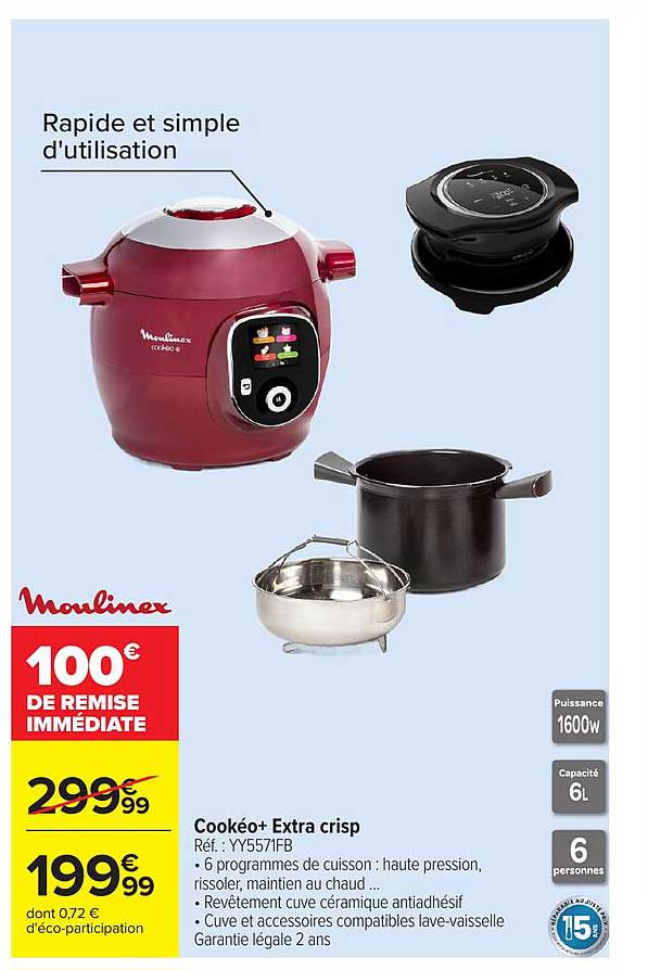 Cookéo+ Extra crisp