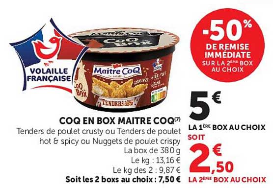 COQ EN BOX MAÎTRE COQ