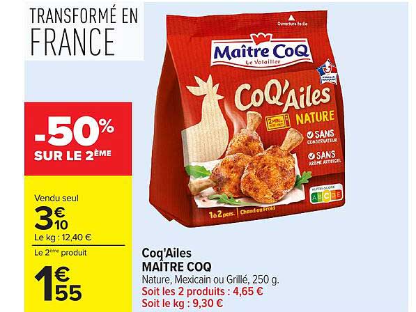 Coq'Ailes MAITRE COQ