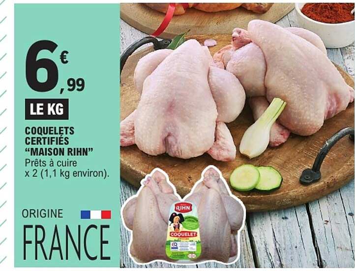 COQUELETS CERTIFIÉS “MAISON RIHN”